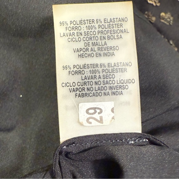 Elie Tahari “Cici” Skirt – Black & Antique Gold Sequin Pencil Skirt (Size 10) - Picture 7 of 8